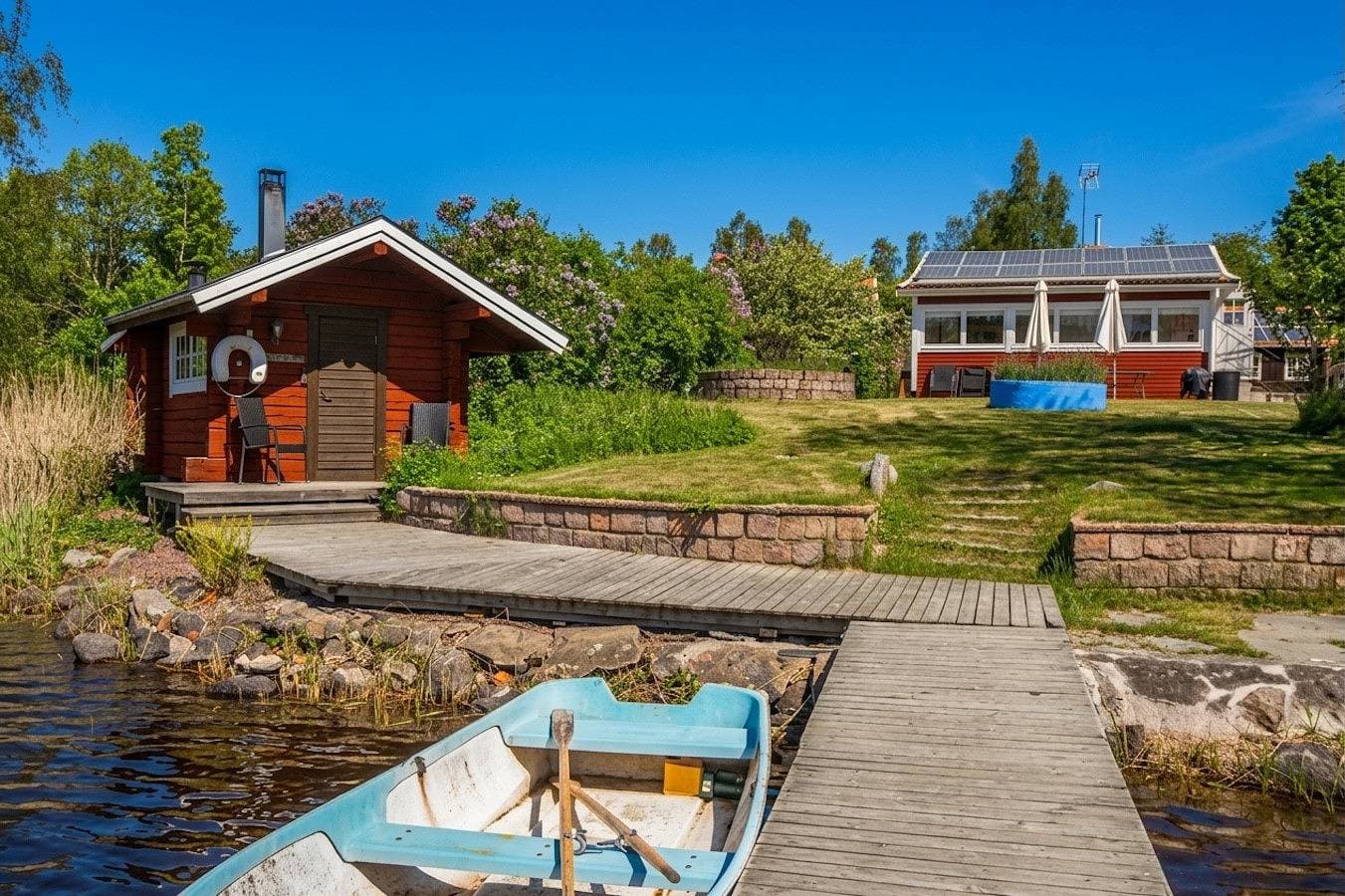 Gemütliche Ferienhaus direkt am See unweit von Gränna 1