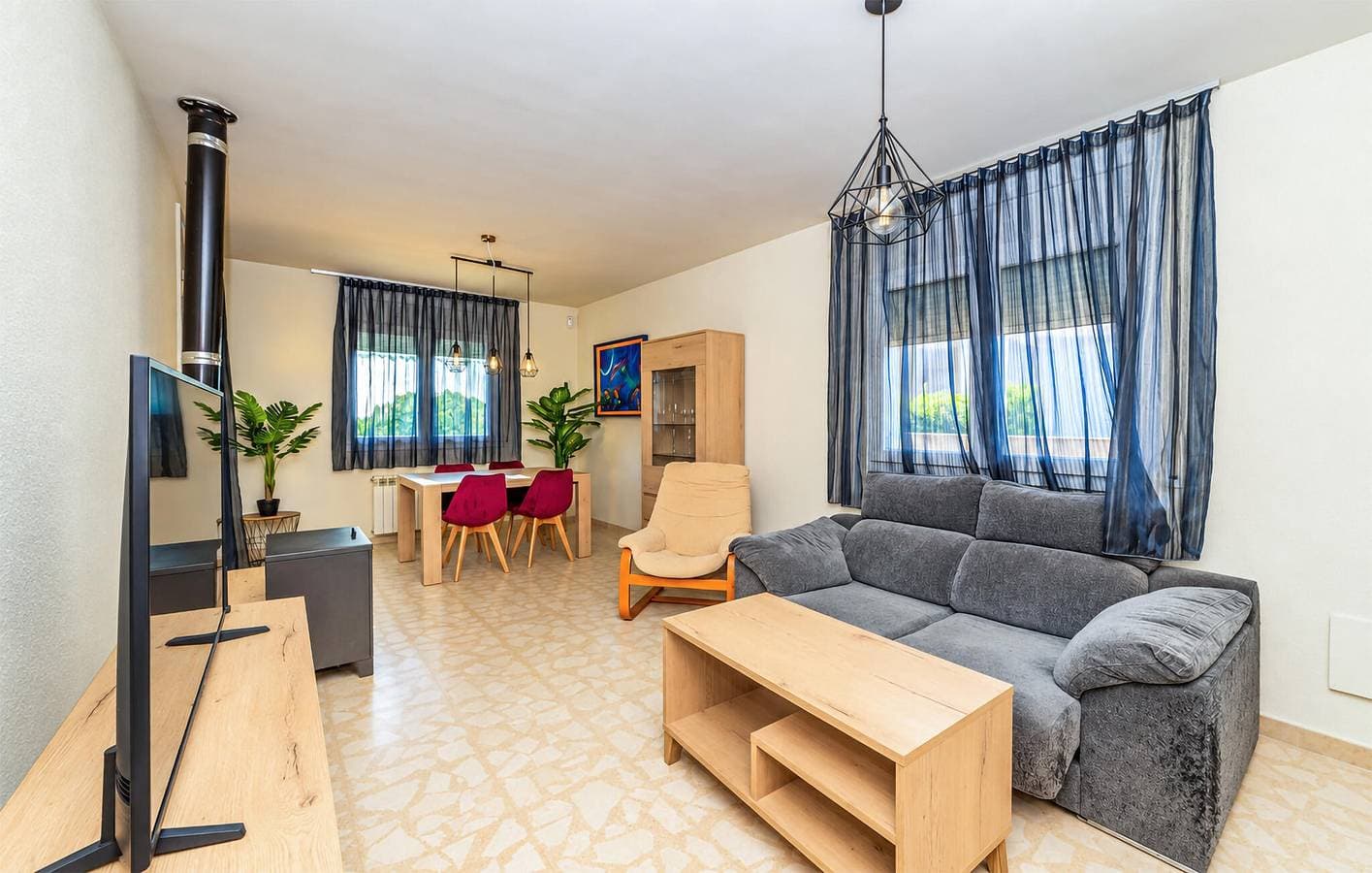 Foto 6 von 37: Gemütliche 90sqm Wohnung: Parkplatz, AC, Grill, WiFi, 1,5km zur Cala Misteri