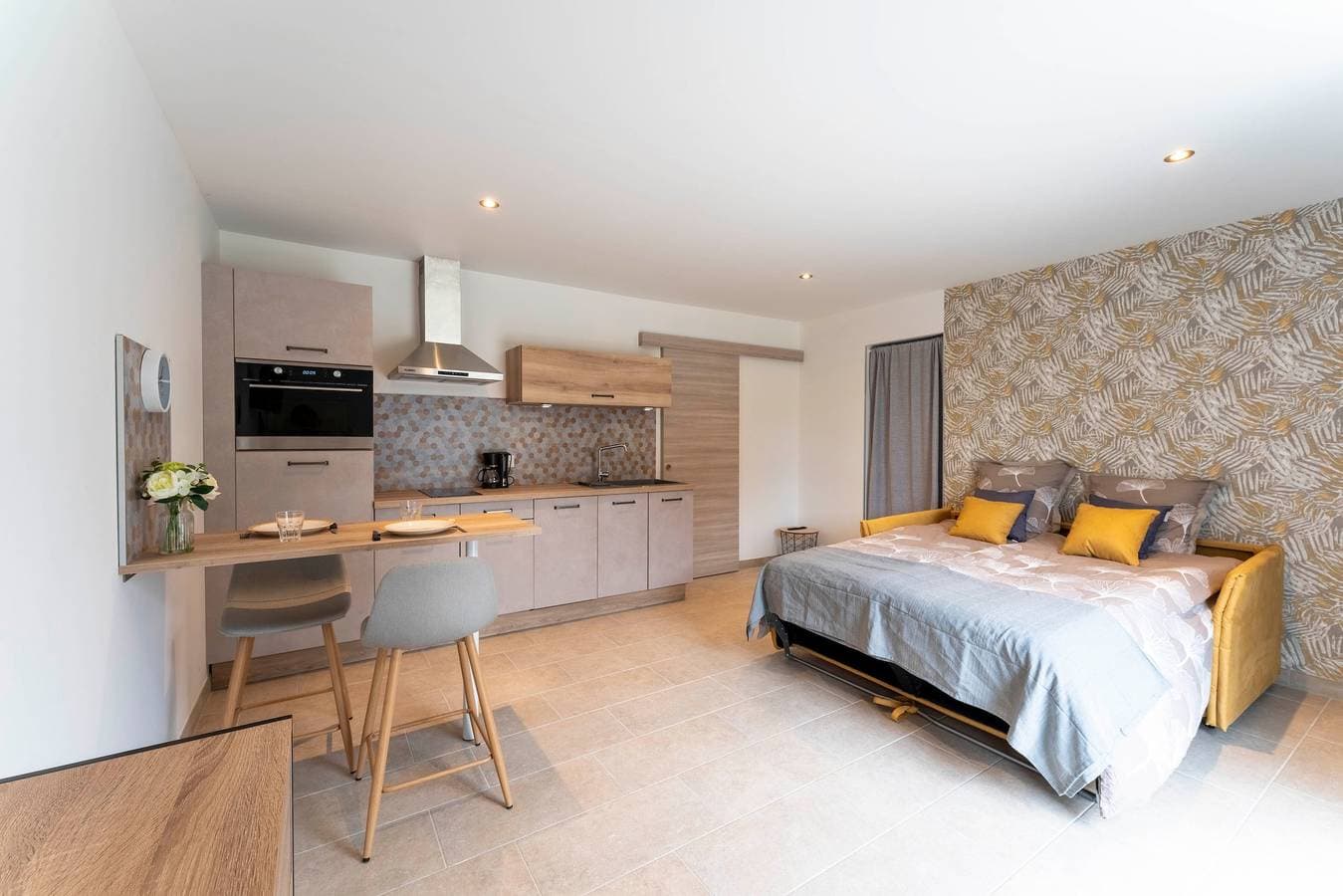 Foto 6 von 25: Studio-Apartment 'Marquet' mit Gemeinschaftsgarten und Klimaanlage