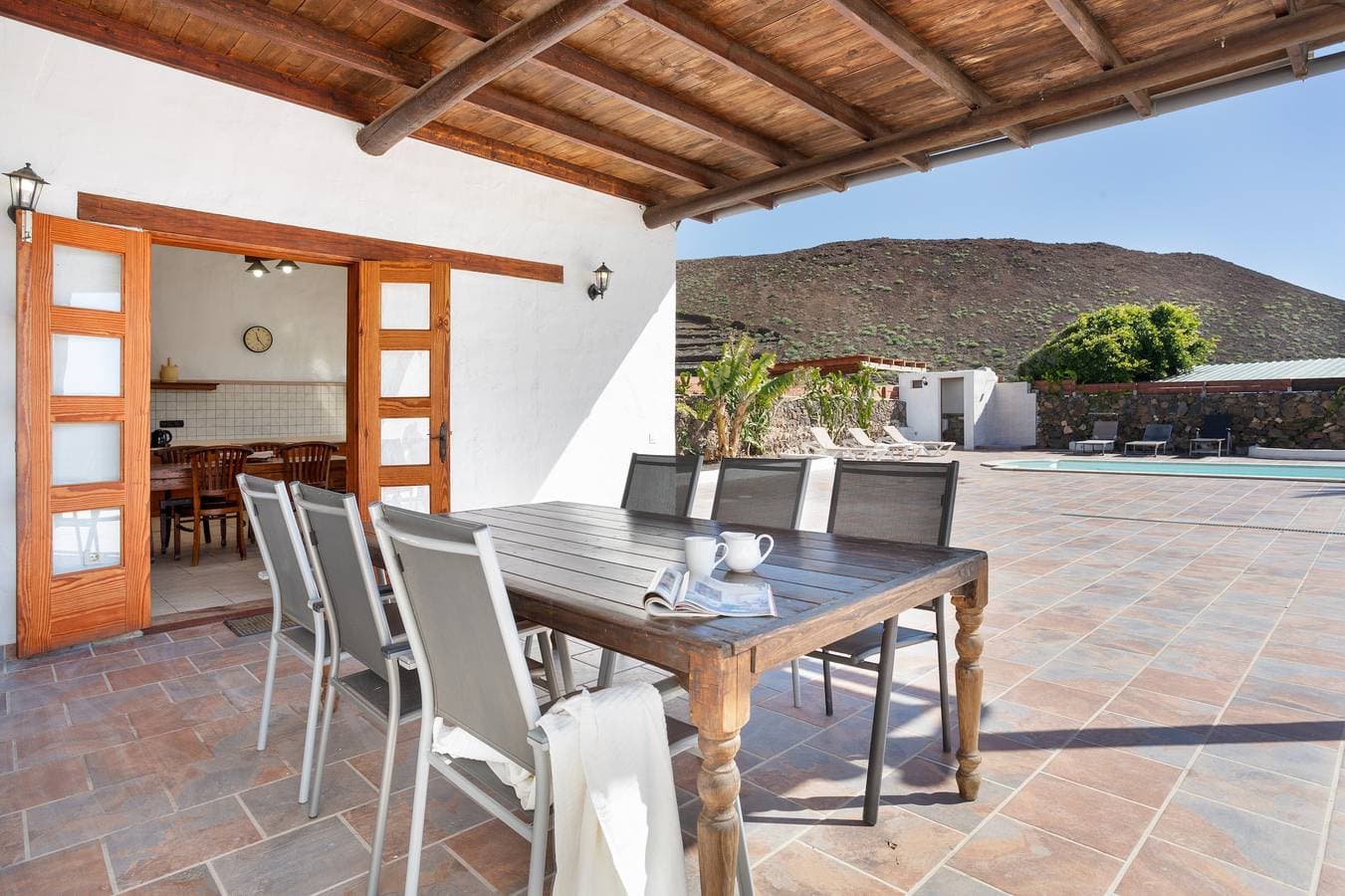 Foto 3 von 39: Ferienhaus 'Casa La Caldereta' mit Bergblick, privatem Pool und WLAN