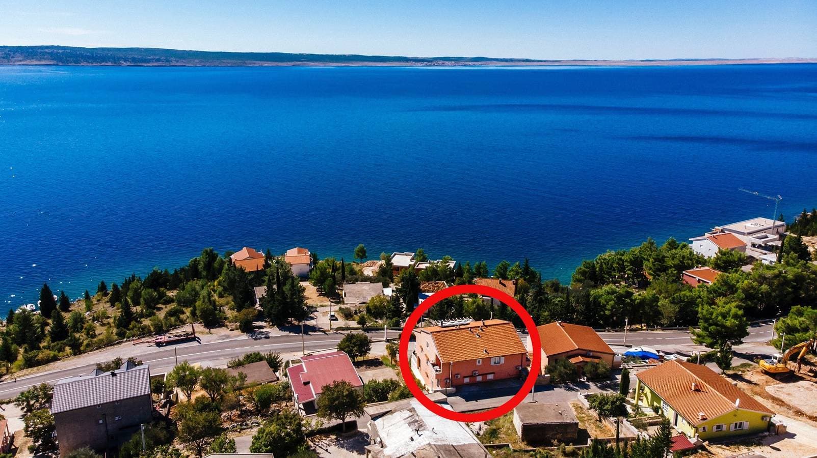 Foto 3 von 20: Studio Appartement mit Balkon und Meerblick Starigrad, Paklenica As-16421-a