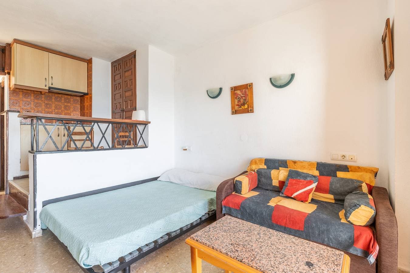 Foto 6 von 22: Studio-Apartment 'Calpe Primera Linea' mit Gemeinschaftspool, Balkon und WLAN