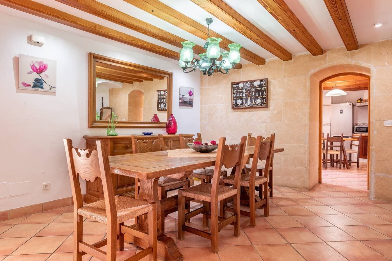 Foto 10 von 26: Fantastisches Ferienhaus "Ca S'Homo" mit Bergblick