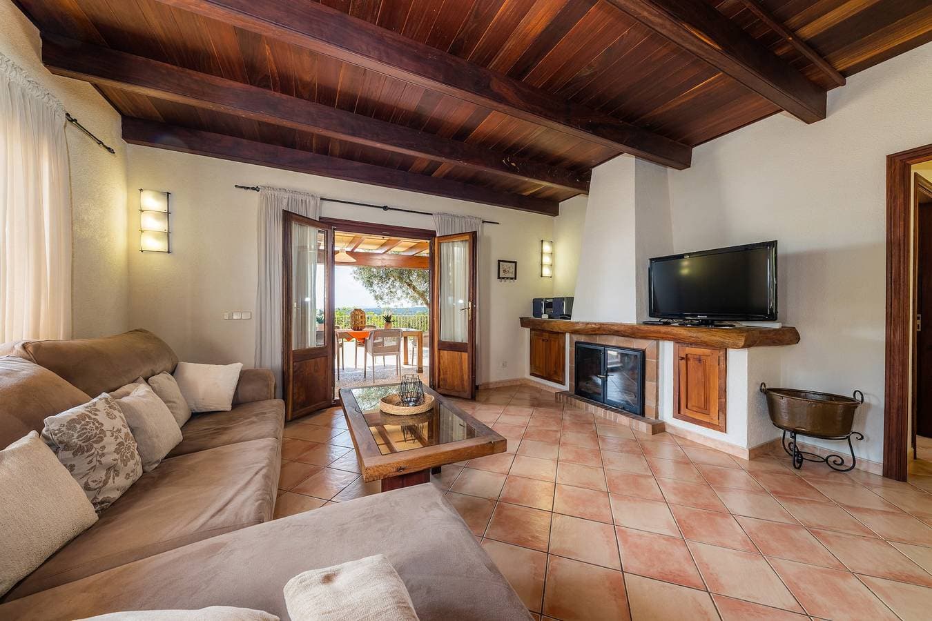 Foto 8 von 28: Villa 'Ses Nines' mit Bergblick, WLAN und Privatem Pool