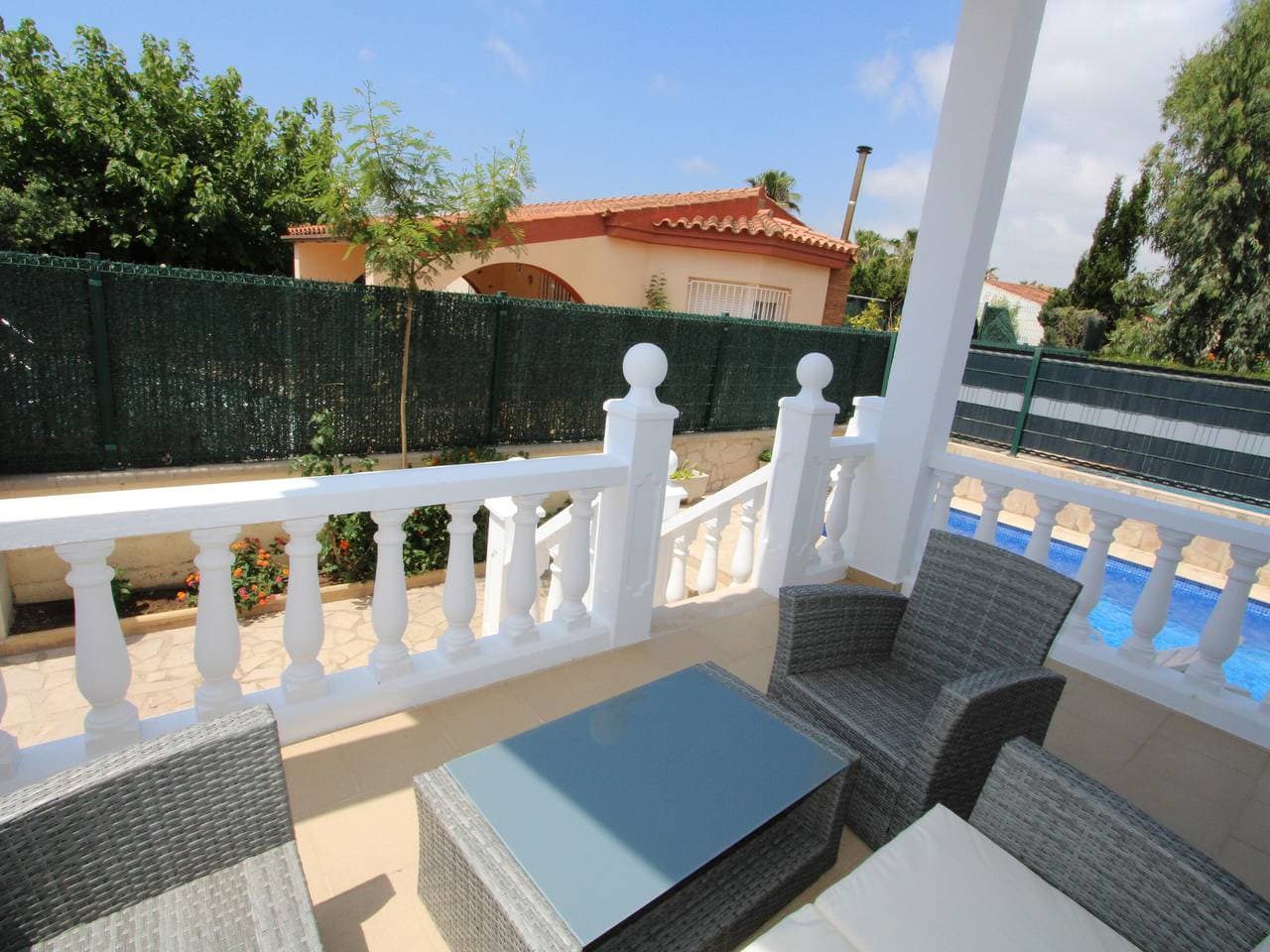 Foto 5 von 23: Ferienhaus mit privatem Pool, strandnah, gratis WLAN, optional Klimaanlage, Haustiere erlaubt, Hundestrand
