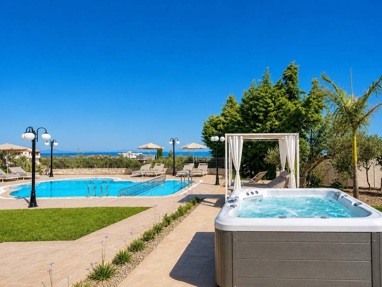 Foto 5 von 28: Villa für 9 Personen mit Balkon