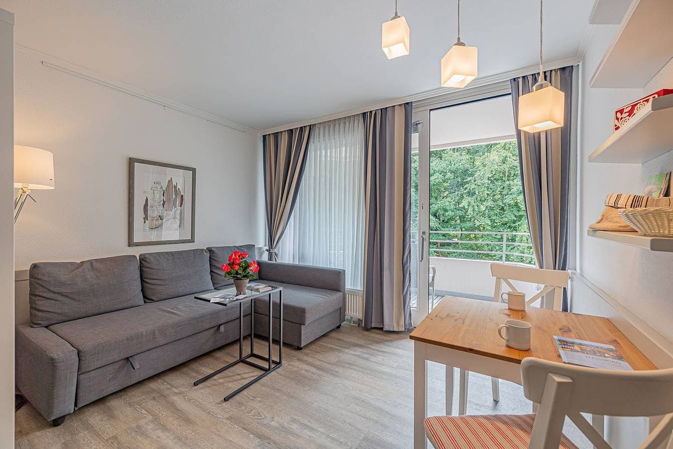 Foto 3 von 20: - Grüne Insel (App. 319) - Studio-Apartment mit Balkon und Blick ins Grüne