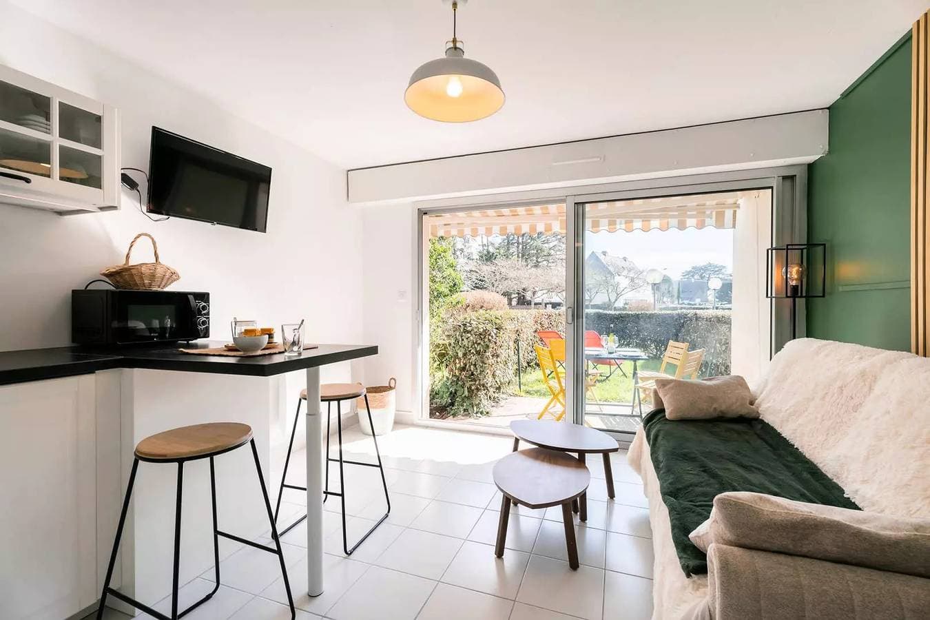 Foto 4 von 15: Carnac - Ferienwohnung 2 Zimmer - 30m2 - Meerblick