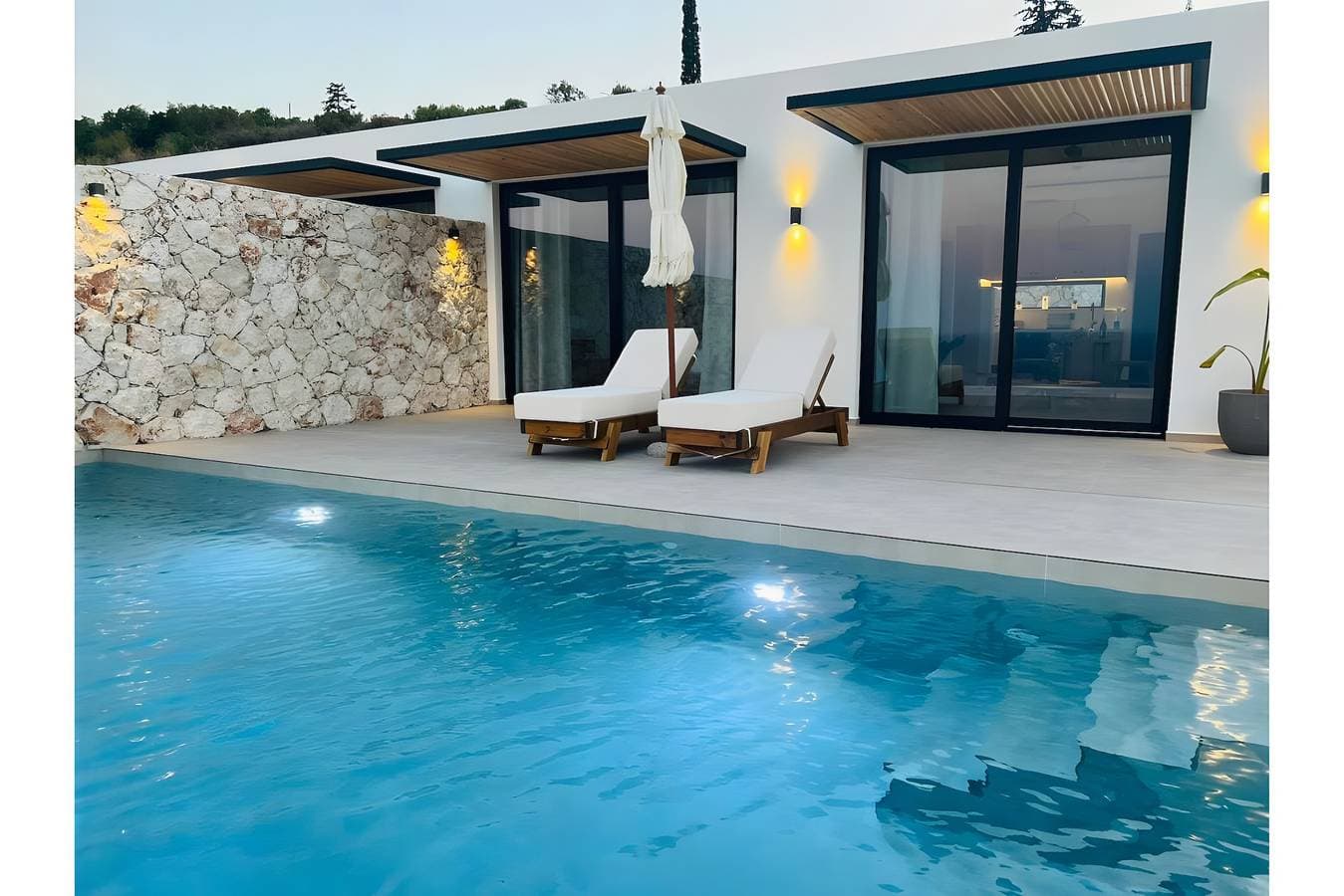 Foto 6 von 34: Villa 'Ein-Schlafzimmer für 2' mit Meerblick, Wi-Fi und Klimaanlage