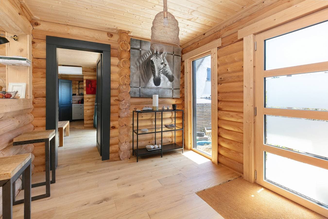 Foto 9 von 29: Ökologisches Ferienhaus aus Holz mit Terrasse, WLAN und Klimaanlage, 300 m vom Meer entfernt