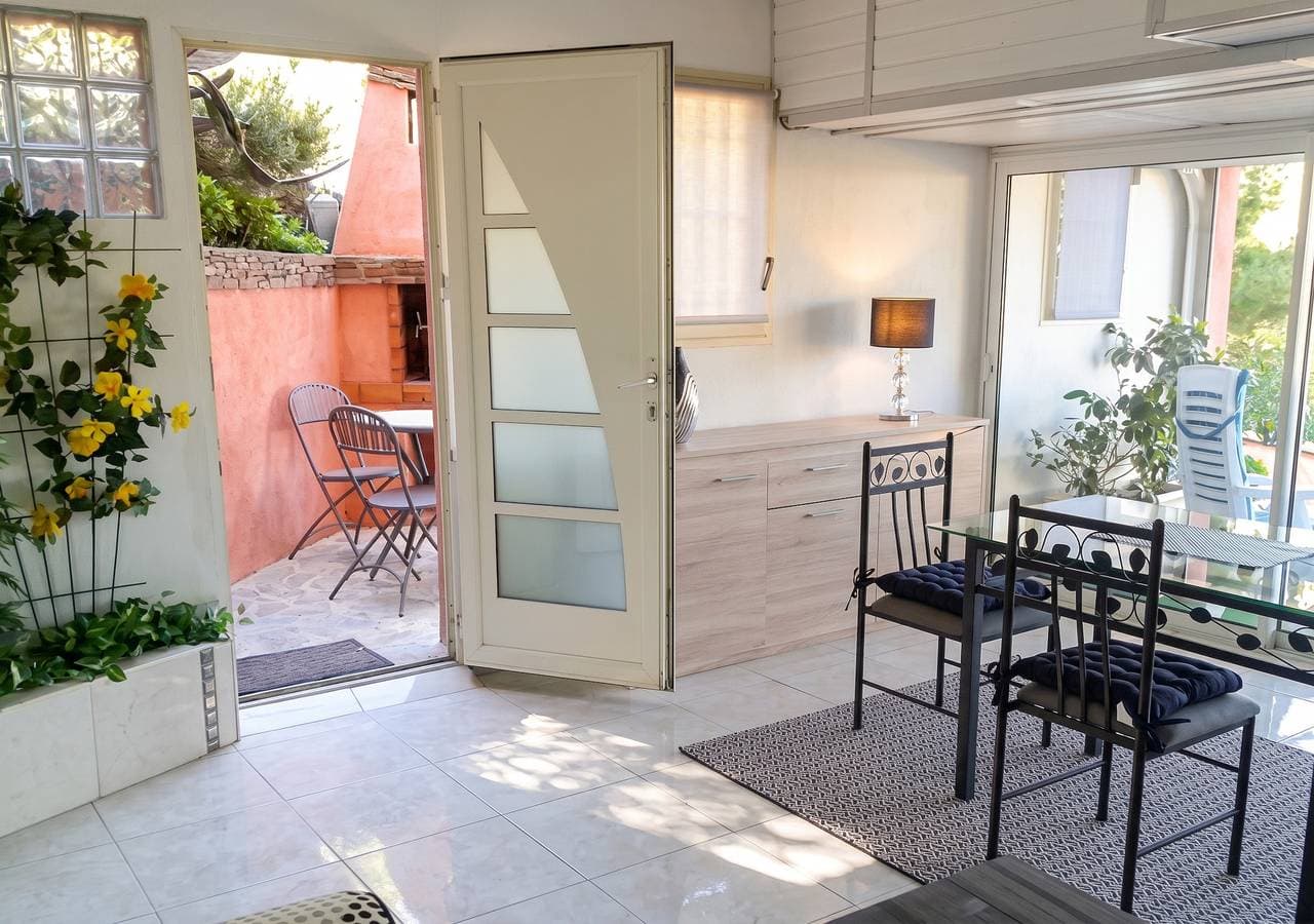 Foto 7 von 20: Charmantes Studio mit Meerblick in Collioure - 55 qm - Terrasse