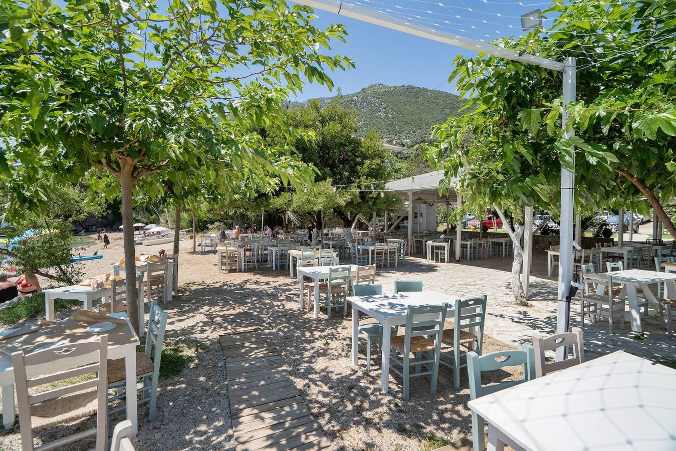 Foto 3 von 26: Odysseia Zimmer 1 – 2 Min zum Strand, 2 Erwachsene, Terrasse, WLAN & Klimaanlage