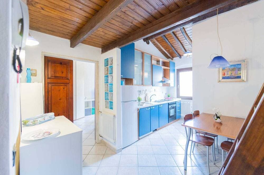 Typical Ligurian waterfront house in the center 1