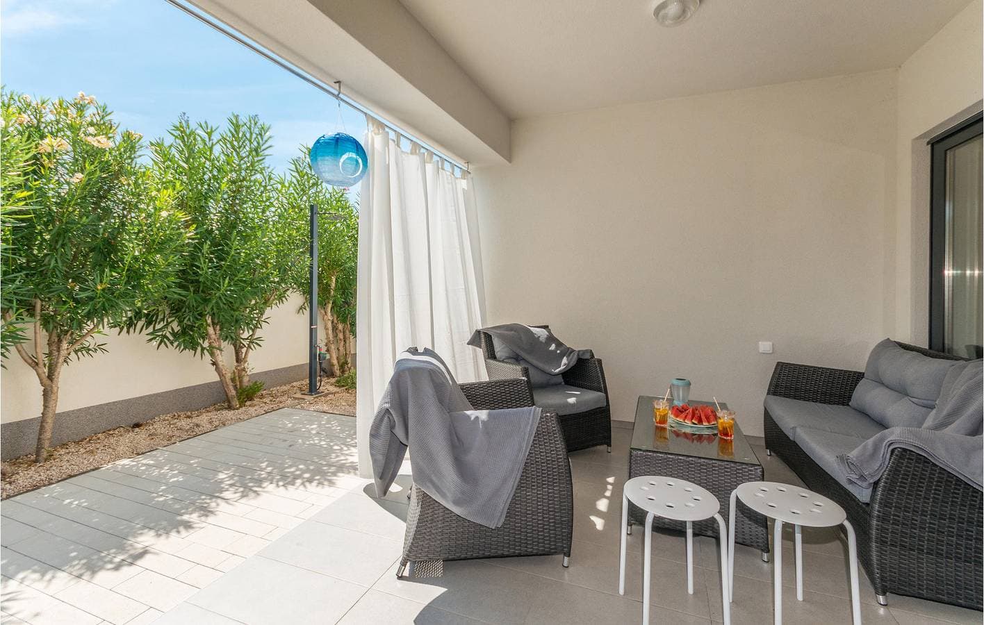Foto 8 von 31: Gemütliche Ferienwohnung mit Terrasse, WLAN und 1 km Entfernung zum Strand Dječji Raj