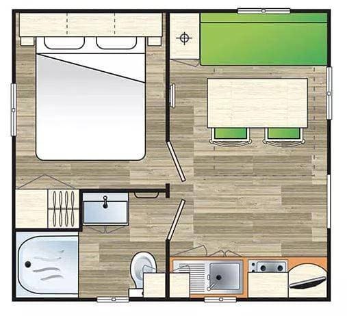 Foto 8 von 8: Mobile Home (2 persons)