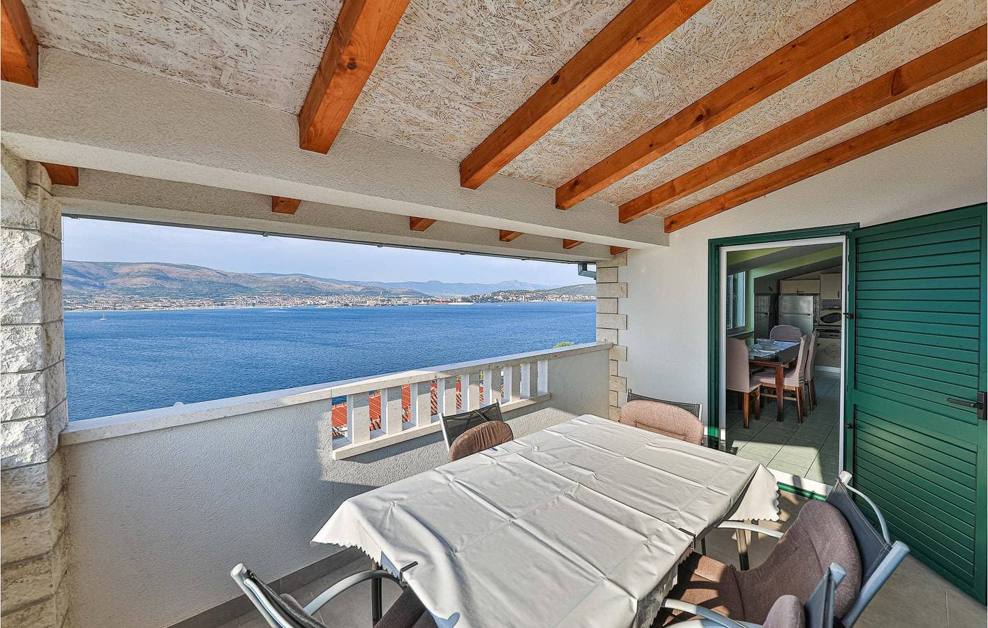 Foto 12 von 23: Apartment mit Meerblick, Pool und Terrasse, 700 m vom Strand entfernt
