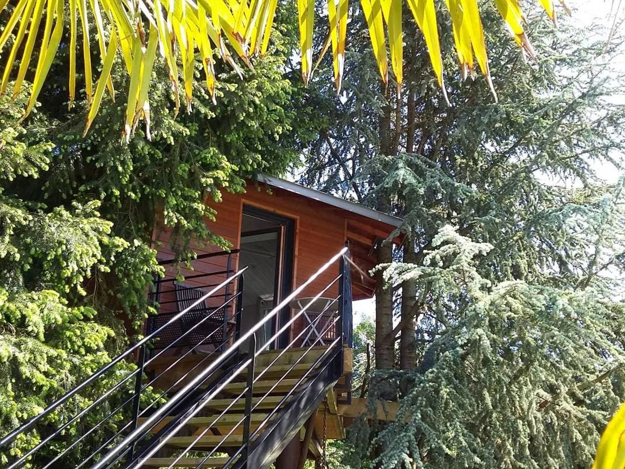Foto 11 von 16: Baumhaus in Port-Saint-Père mit WLAN, Kino & Frühstück