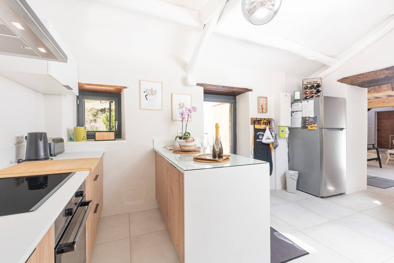 Foto 12 von 45: Ferienhaus 'L'authentik' mit Bergblick, privater Terrasse & Klimaanlage
