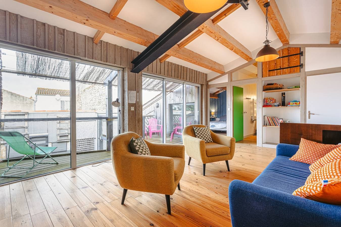 Foto 5 von 23: Ferienhaus 'Couleur Patio, Loft Atypique, Sauna' mit privater Terrasse, Balkon und Wi-Fi