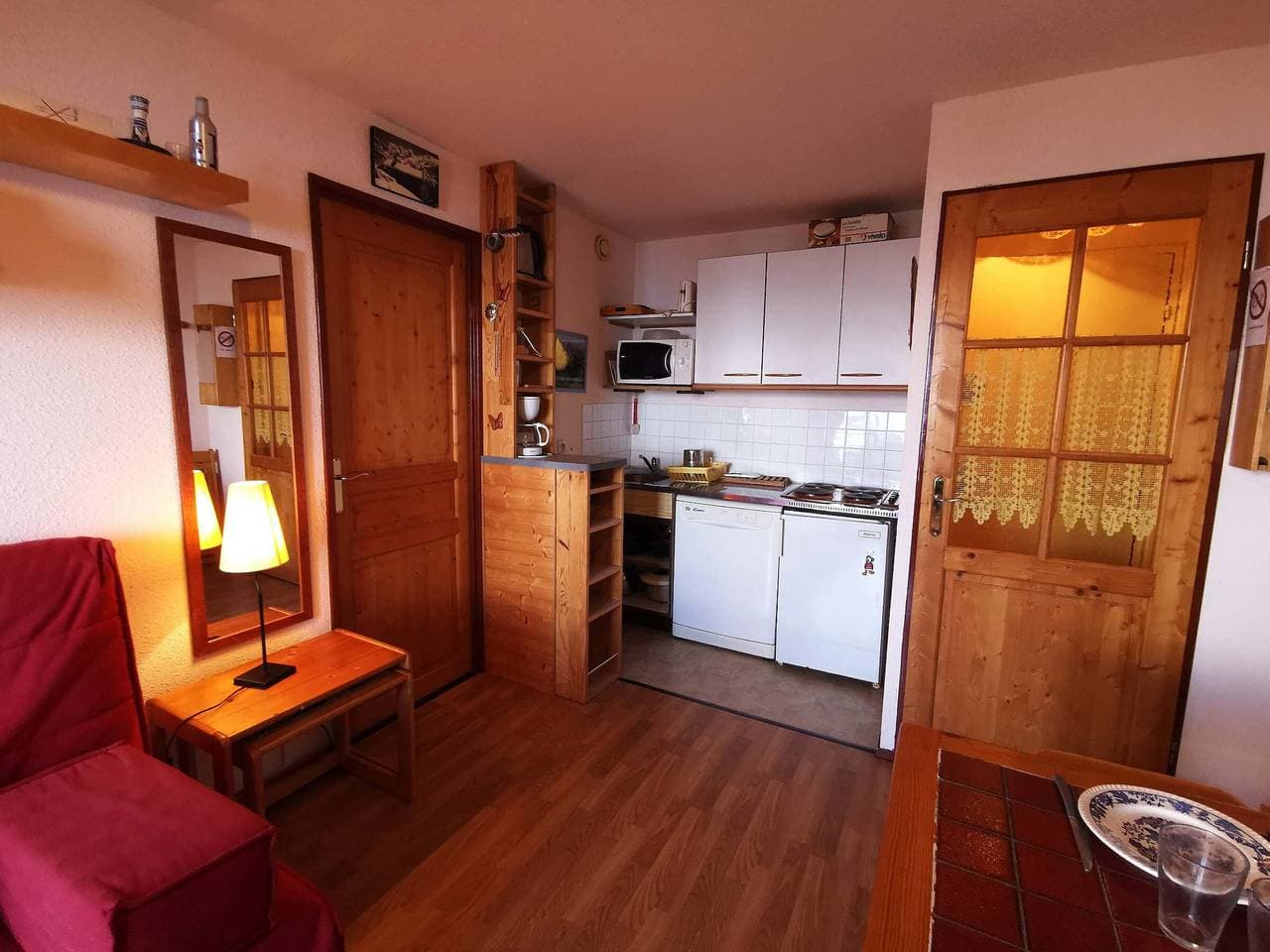 Foto 5 von 14: Apartment in Adrets-Prapoutel, 2 Zimmer, Balkon, nahe Pisten und Geschäften