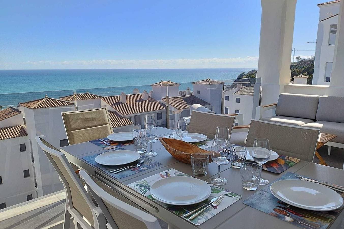 Foto 4 von 41: Ferienwohnung 'La Paloma de Manilva' mit Meerblick