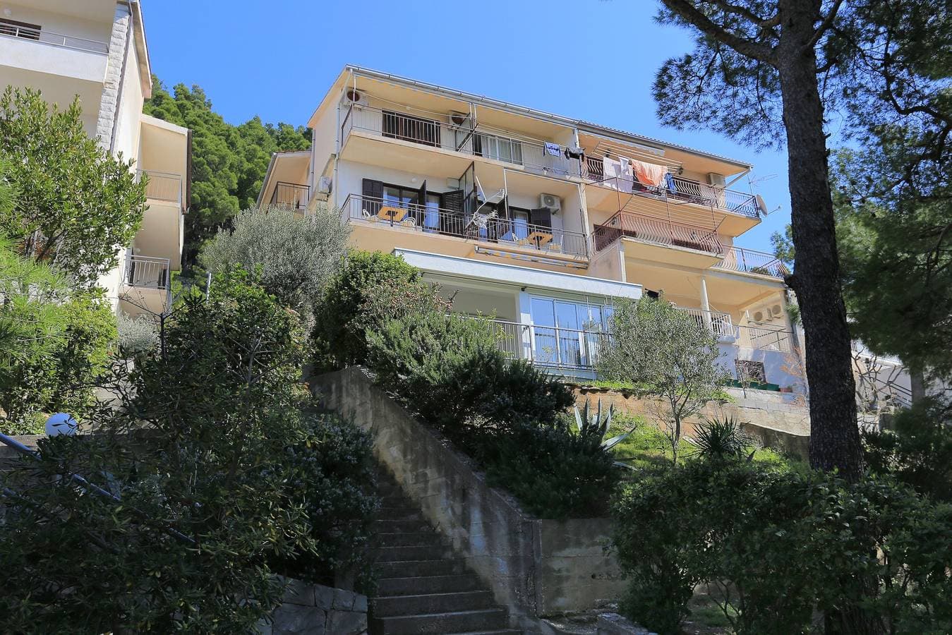 Foto 6 von 26: Studio Appartement mit Balkon und Meerblick Brela, Makarska -b