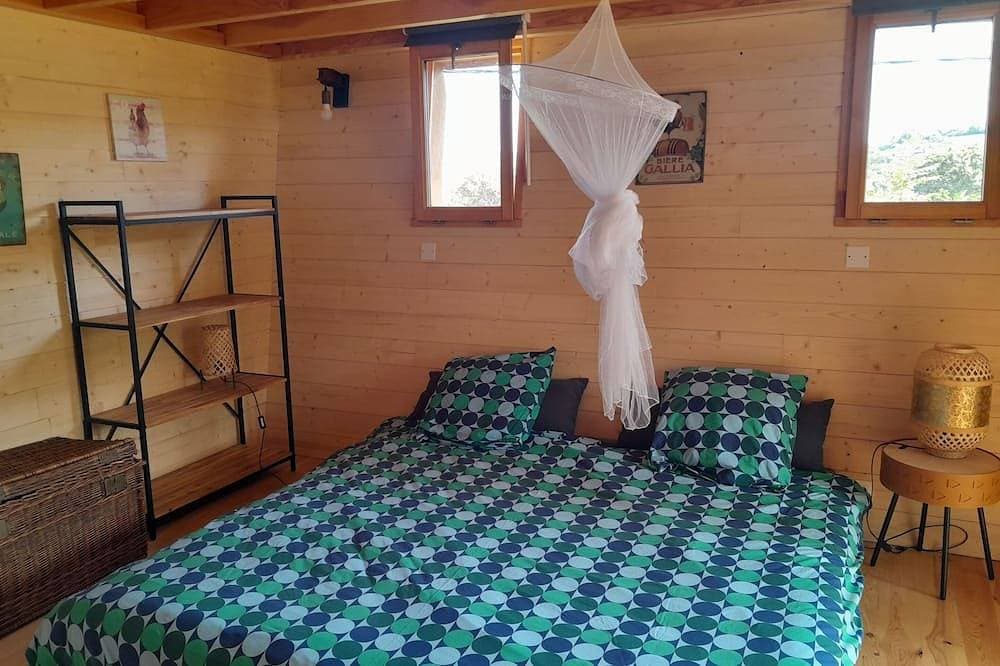 Foto 4 von 30: Cabane d'Annie-Kabine-Komfort-Ensuite mit Bad-Bergblick