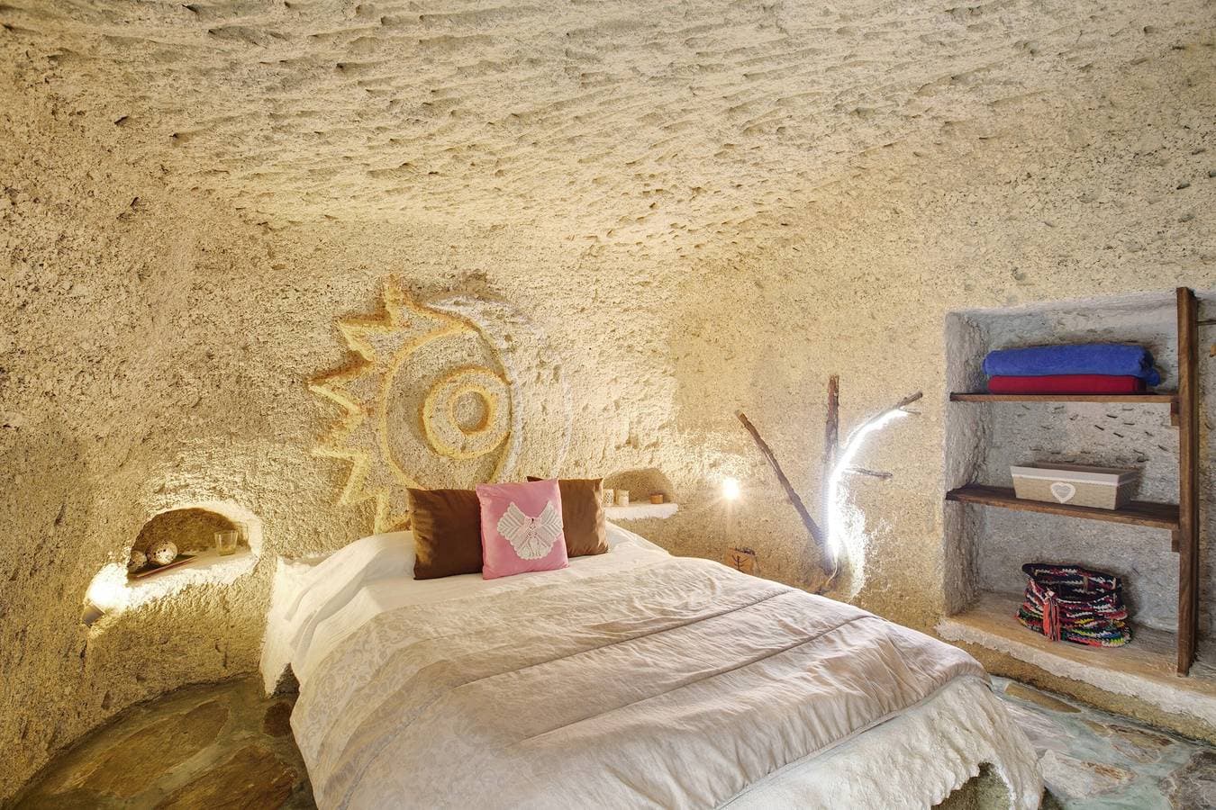 Foto 13 von 27: Haustierfreundliches Ferienhaus Casas Cueva Alfer 2 mit Meerblick, Garten und WLAN