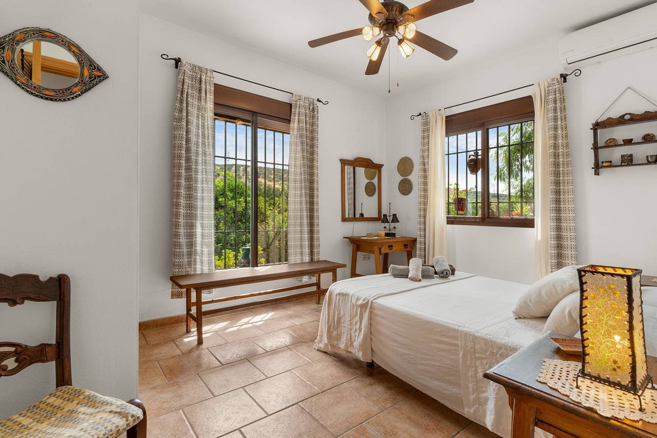 Foto 9 von 27: Finca 'Villa Pinale Álora' mit Bergblick, Wi-Fi und Klimaanlage