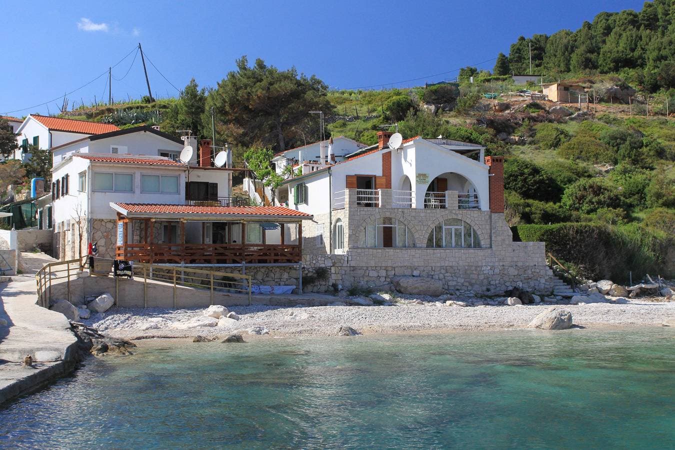 Foto 3 von 16: Zimmer am Strand Bucht Zarace, Hvar S-8781-b
