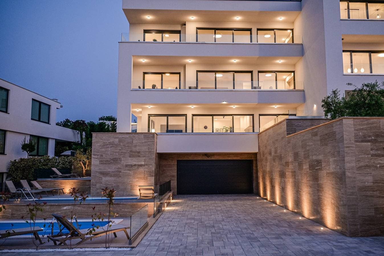 Foto 11 von 32: Luxuriöses Apartment Malinska Sky mit privatem Pool