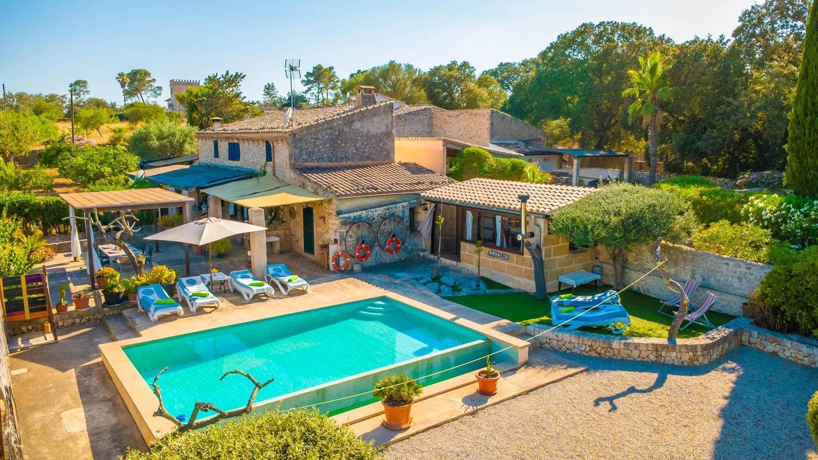 Foto 4 von 40: Finca Son Matginet 18 - Ferienhaus mit privaten Pool in Sineu. WiFi gratis