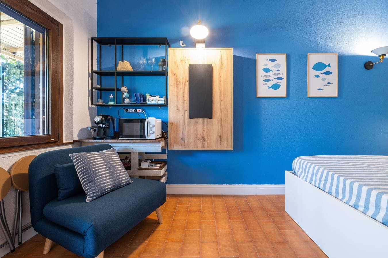 Foto 5 von 24: Einzimmerapartment 'Monolocale Costa Rei' mit privater Terrasse, Gemeinschaftsgarten und Klimaanlage