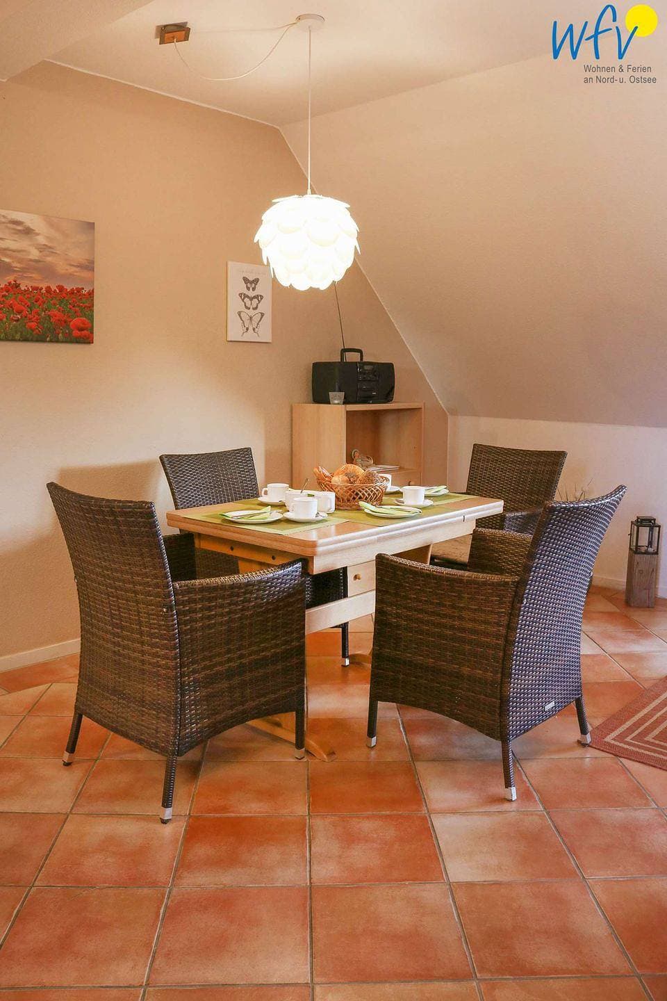 Foto 5 von 41: Gemütliche Ferienwohnung im Ferienpark Seedorf mit Balkon und WLAN