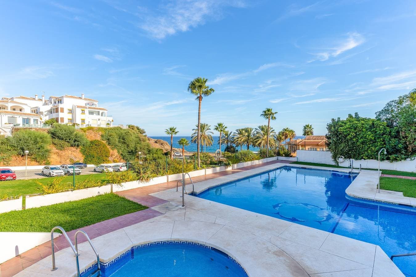 Foto 2 von 22: Apartment 'Frente Al Mar Mijas' mit Meerblick, Gemeinschaftspool und WLAN