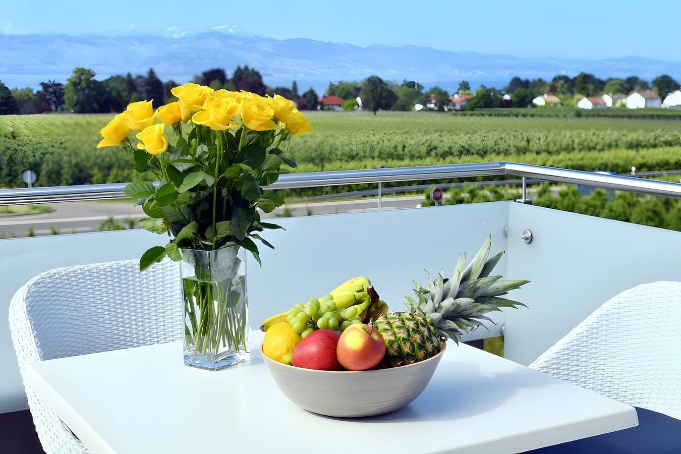 Foto 10 von 25: Apartment 'Dinkelbach Traumblick 3 A' mit Seeblick, Balkon und WLAN
