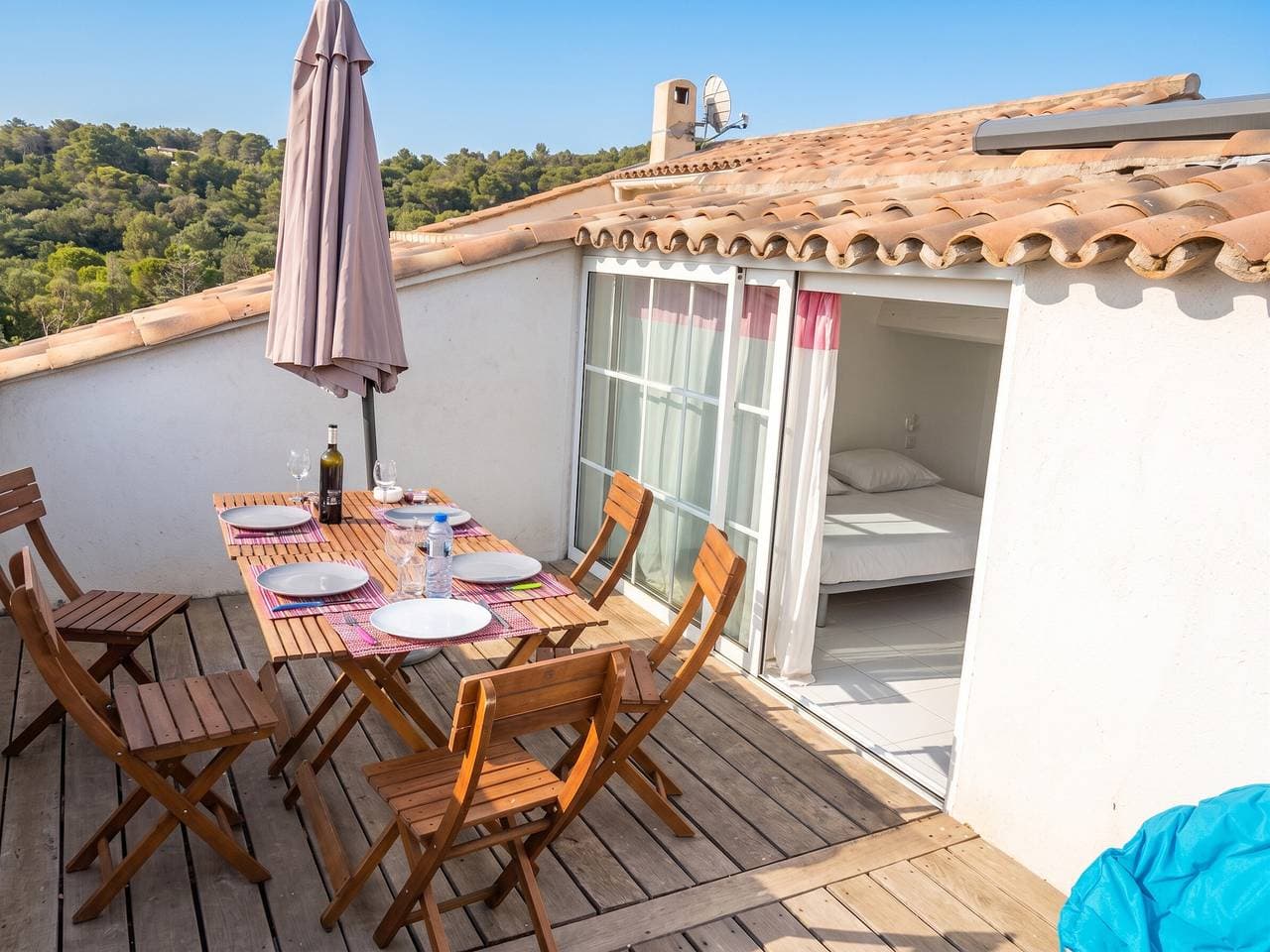 Foto 3 von 30: Bequemes Haus in La Garde-Freinet, 160 m², Stadtblick