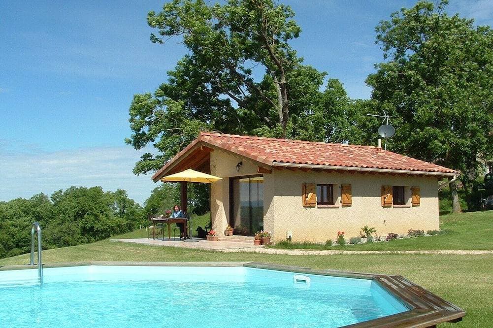 Friedlich Ferien und privaten Pool mit herrlichem Panoramablick 1