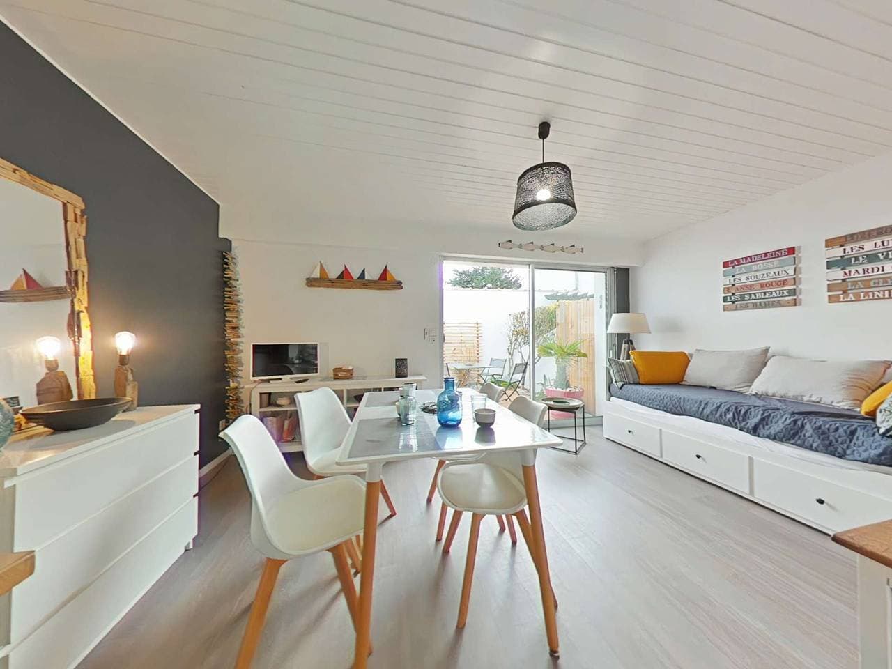 Studio renoviert, Nähe Strand, Terrasse, max. 4 Personen, Parkplatz, 3-Sterne, Noirmoutier-en-l'Île 1