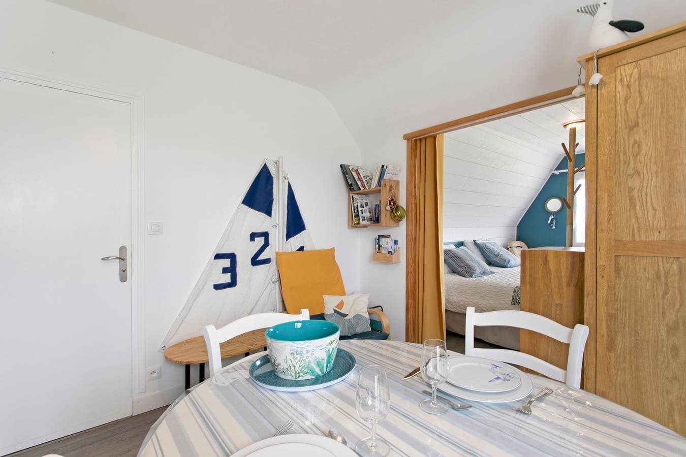 Foto 8 von 22: Studio „Port Lazo“ mit Meerblick, privater Terrasse und WLAN