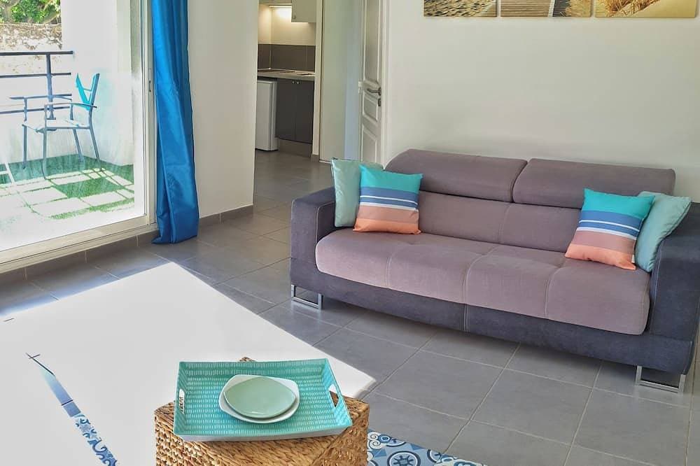 Foto 3 von 16: Large air-conditioned studio, large terrace, harbour, shops, beach on foot