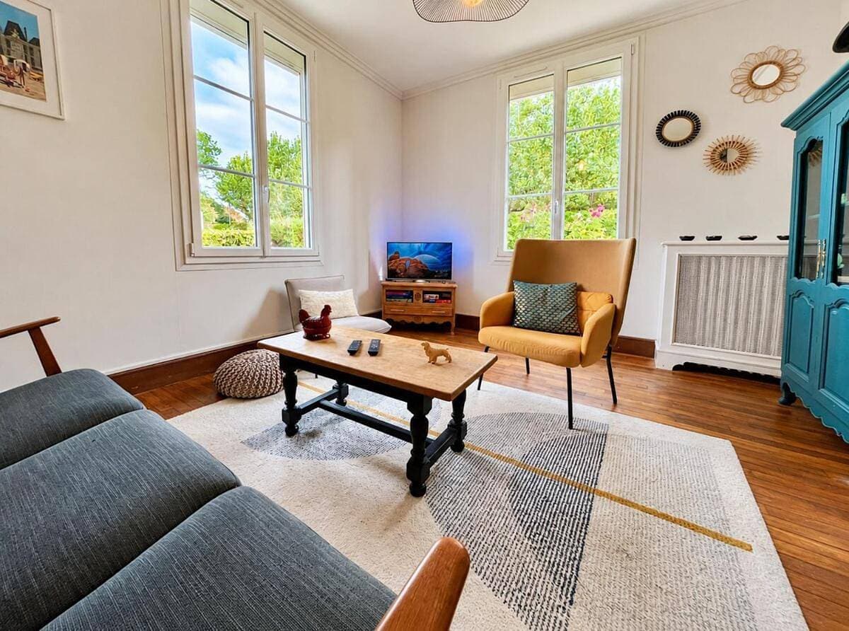 Maison de vacances - Plage à 200 m - Jardin 1