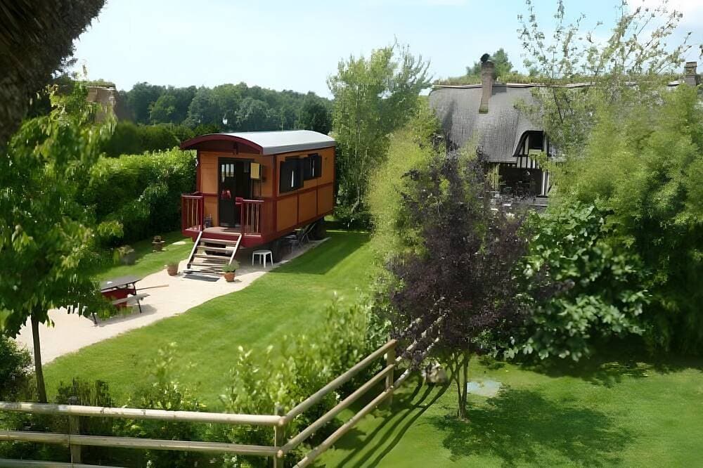 Foto 13 von 30: Ferienhaus 'La Petite Chaumière' in der Nähe von Honfleur für 2–5 Personen mit Pool