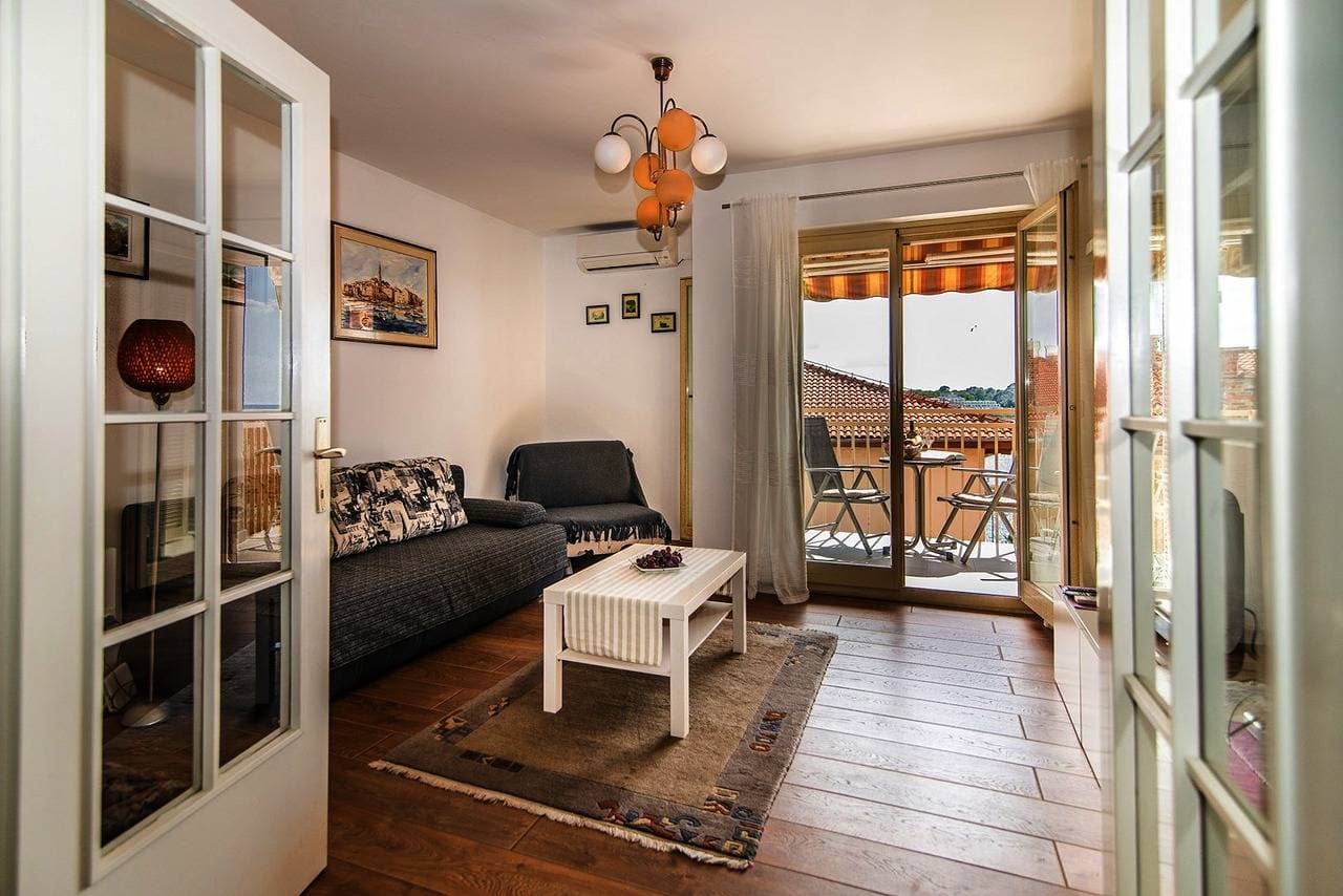 Foto 7 von 24: Ferienwohnung Vesna mit Meerblick