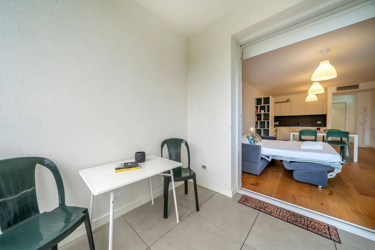 Foto 12 von 27: Ferienwohnung für 2 Personen mit Balkon/Terrasse