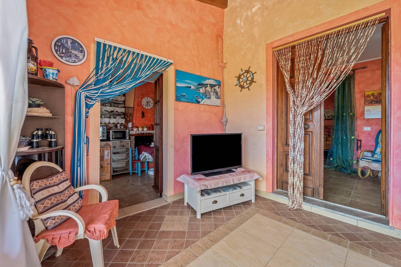 Foto 6 von 25: Ferienhaus 'Villetta Degli Oleandri' mit Meerblick, privater Terrasse und Klimaanlage