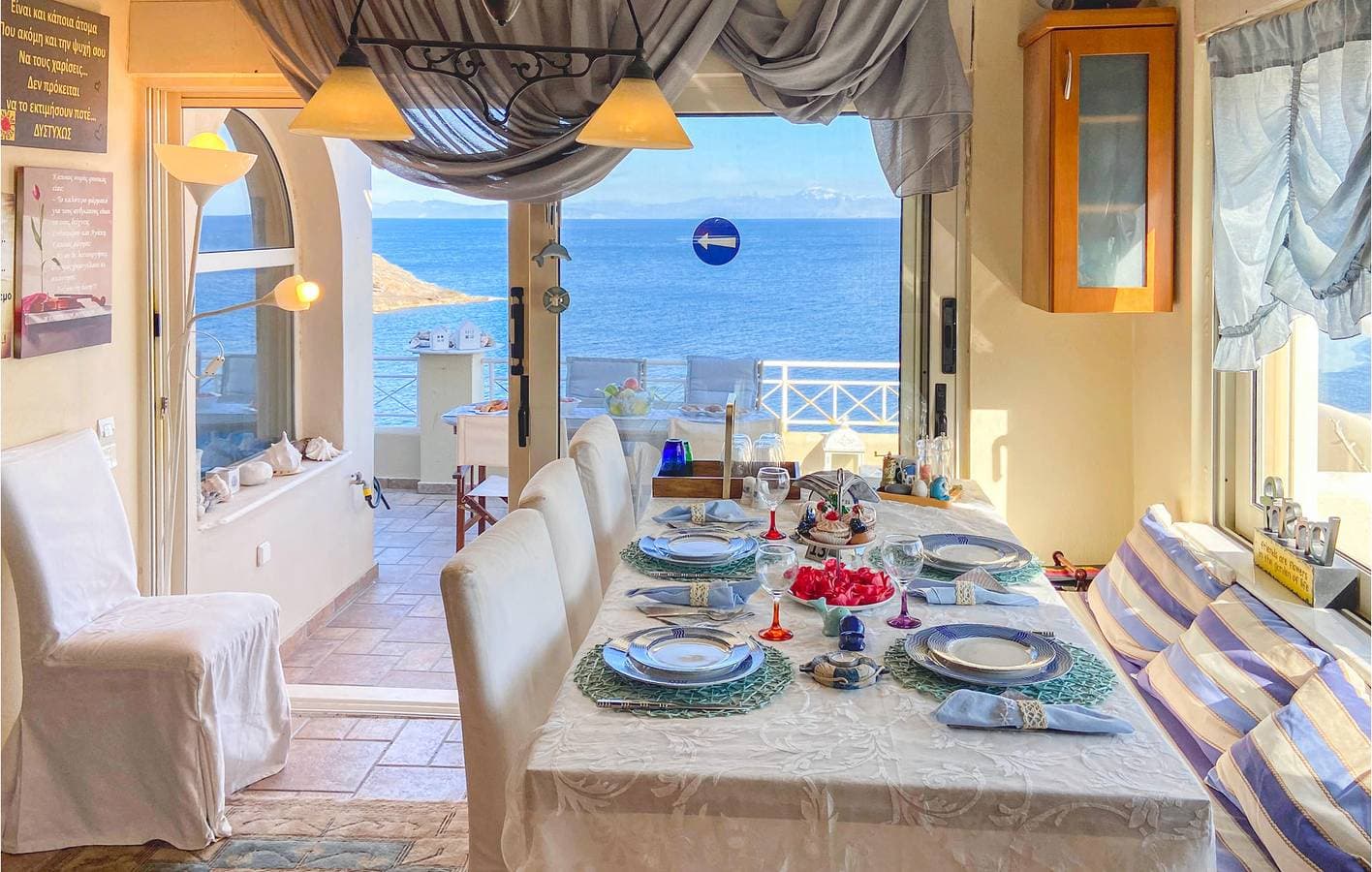 Strandhaus mit Terrasse und Klimaanlage, 600 m vom Strand Καλοπήγαδο entfernt 1
