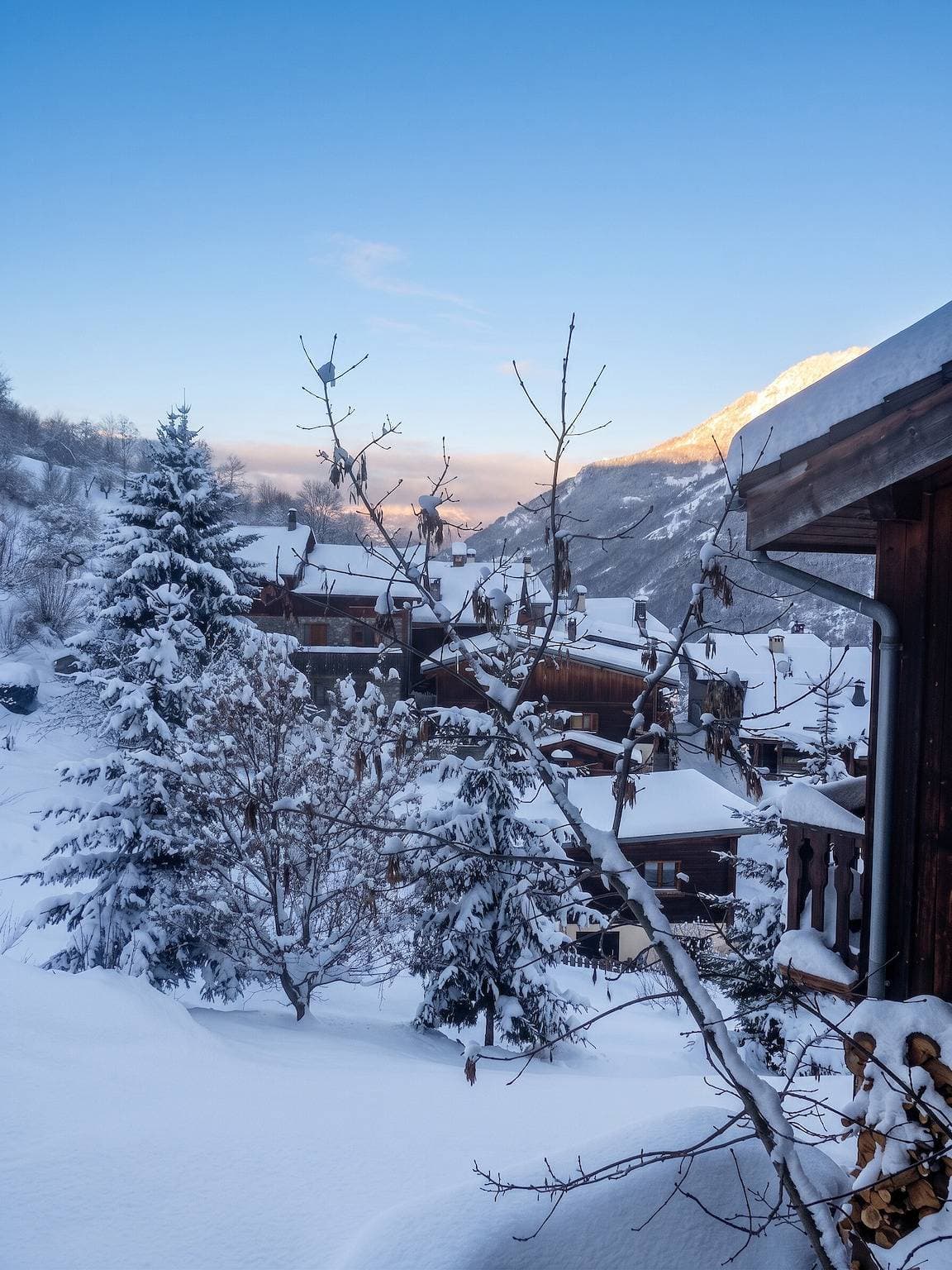 Foto 2 von 26: Gemütliches Chalet in Courchevel mit Bergblick