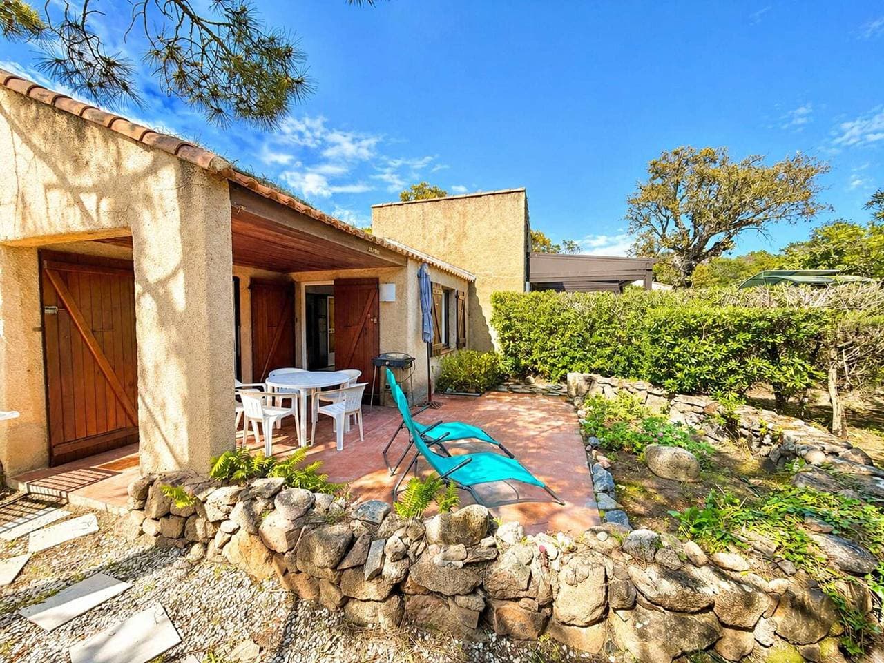 Foto 12 von 15: Mini-Villa 2P, Terrasse, Jardin, à 50m Plage Santa-Giulia, Porto-Vecchio