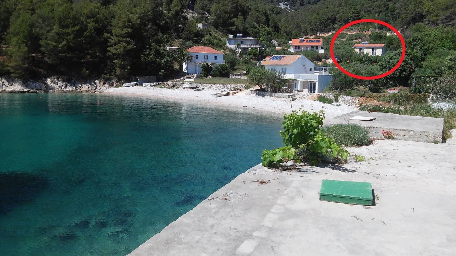 Foto 5 von 18: 1-Zimmer-Ferienwohnung am Strand Bucht Skozanje, Hvar A-14899-b